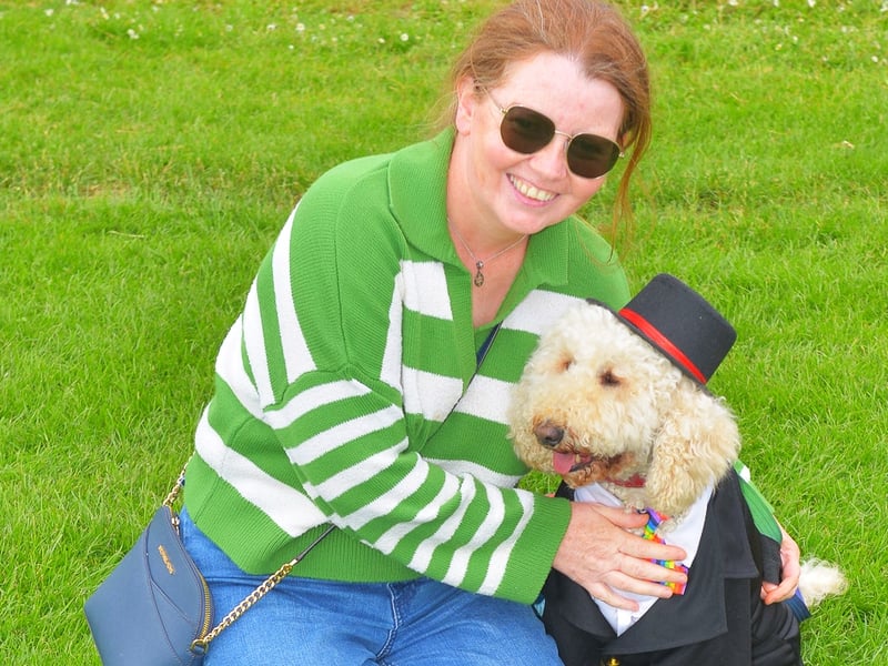 Aine Fogarty and Doogle (Photo Seamus Costello)