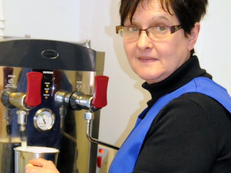 The third generation of the Valente family to work in their much-loved cafe in Church Street. Susan Dugan was pictured at the premises in 2012.