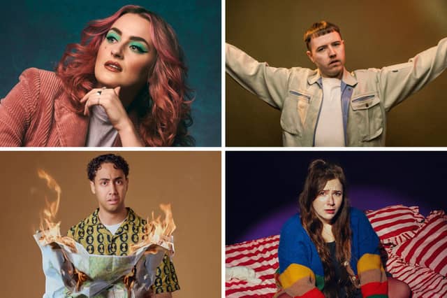 Four of the comedians in the running for the award for best joke award at the ISH Edinburgh Comedy Awards.