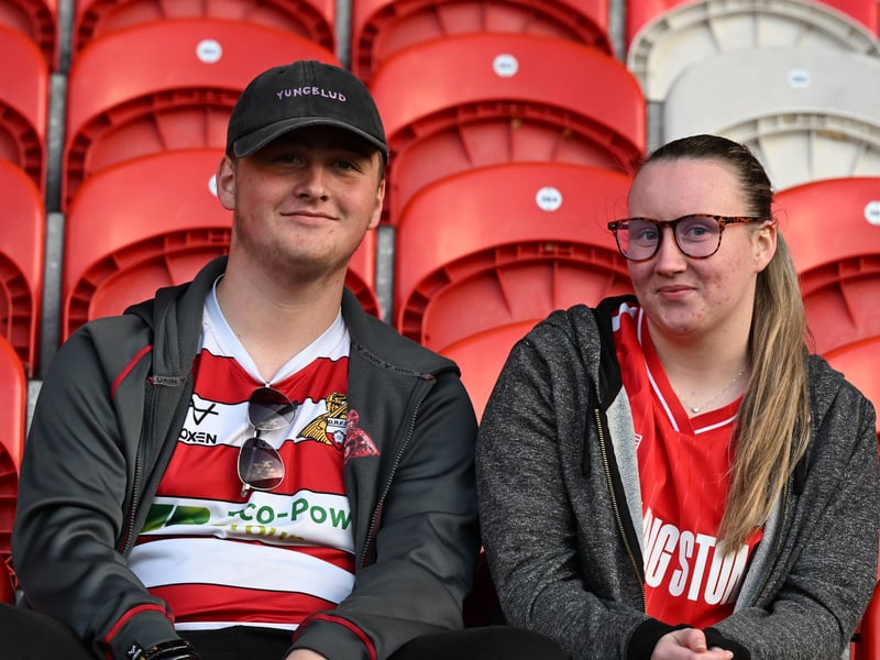 A total of 6,883 fans were in attendance for the League Cup clash between Doncaster Rovers and Middlesbrough.