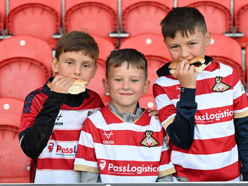 A total of 6,883 fans were in attendance for the League Cup clash between Doncaster Rovers and Middlesbrough.
