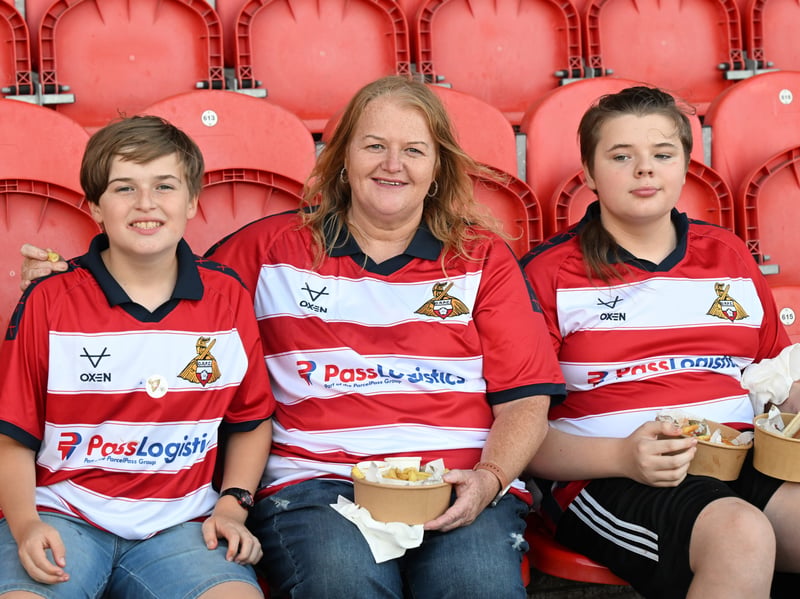 A total of 6,883 fans were in attendance for the League Cup clash between Doncaster Rovers and Middlesbrough.