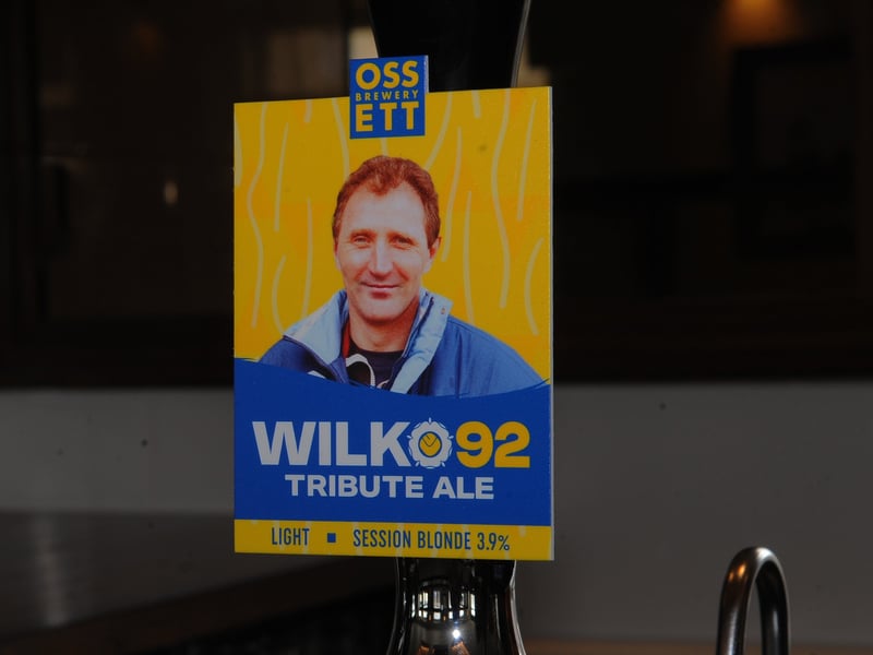 Wilko 92 ale to enjoy at the bar.