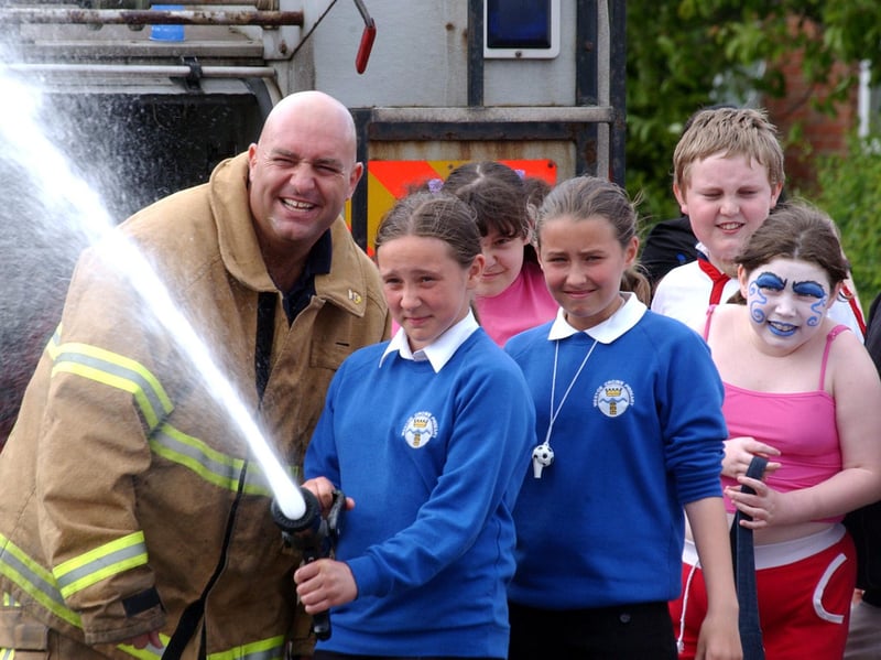 These youngsters were loving the time they spent with fire officers in South Shields in May 2005. Tell us if you recognise anyone in the picture.