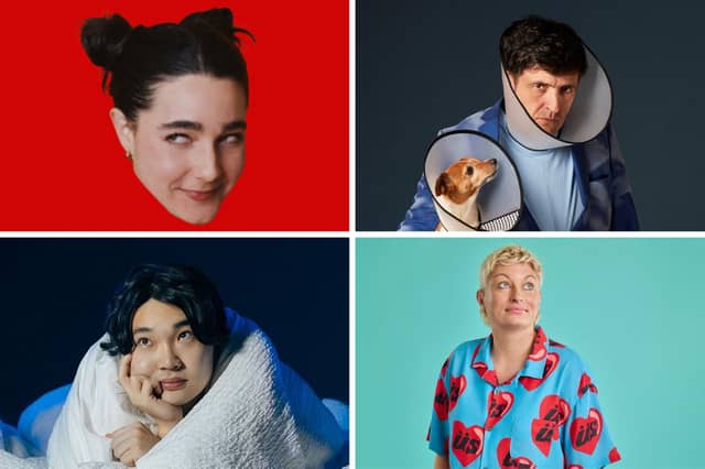 Four of the shows nominated for this year's Edinburgh Comedy Awards.