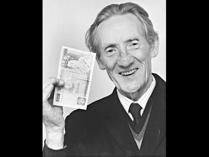 Leslie Taylor of Faulkland Crescent, Wolverhampton, is pictured holding a £10 note after donating his Christmas bonus to ambulance staff during their pay dispute in December 1989. He hoped his festive gesture would inspire others to support the crews at a difficult time. Do you remember the ambulance dispute, or other acts of generosity in your community that Christmas?