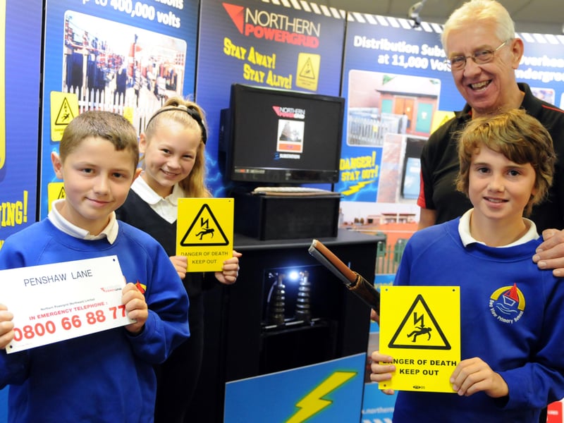 Sam Solan, Daniel Stephenson and Katie Leigh-Slater were some more of the pupils from Seaview Primary School who took part in RAP week at South Shields Fire Station 12 years ago.