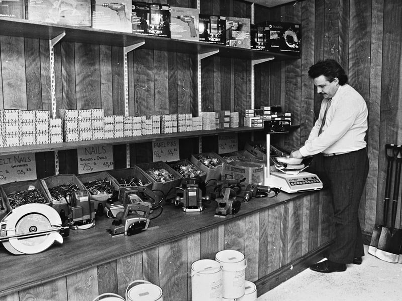 A Stewart Joinery worker sets up part of a new unit at Bushbury in April 1989. The Pearson Street firm specialised in unusual woodwork, giving its craftsmen the chance to create something a little different from the everyday. Do you remember Stewart Joinery, or anyone who worked there?