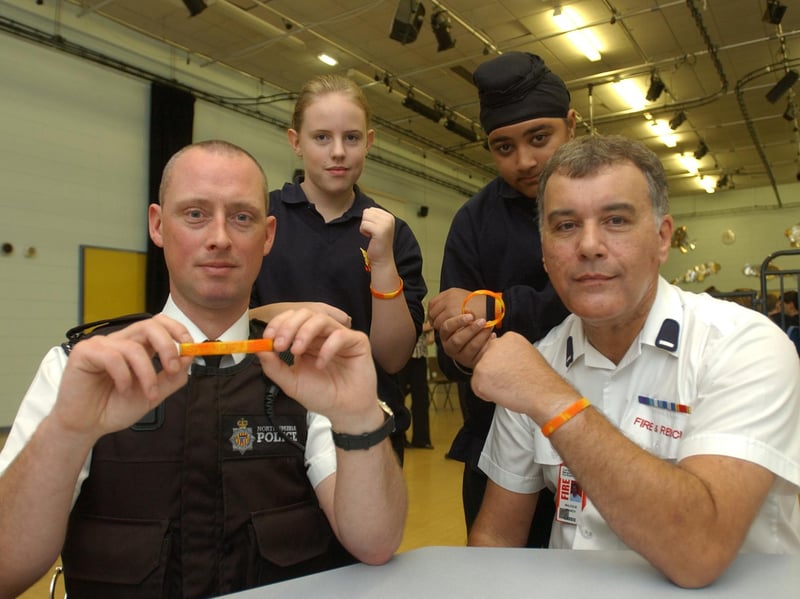 Join us in 2005 when Lynsey Wallace and Mansmiran Singh were learning about fire safety from Malcom Branch and Sean Garwood.