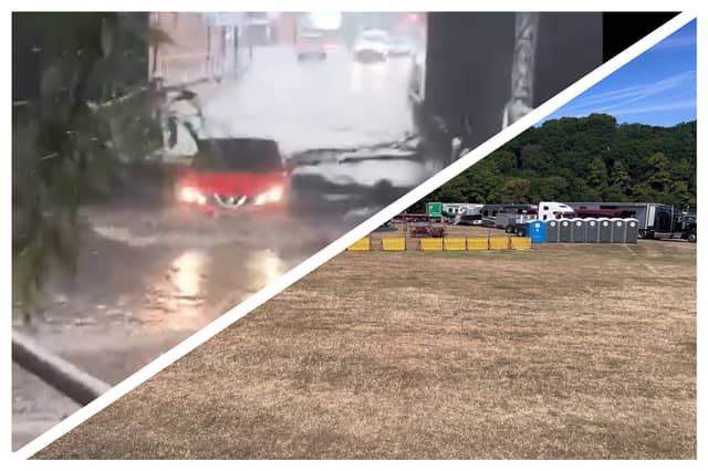 Sheffield has gone from desiccated fire risk to flood alert in just a few days. Our picture gallery shows how the things have suddenly changed around. Photo: Iconic Media / submitted