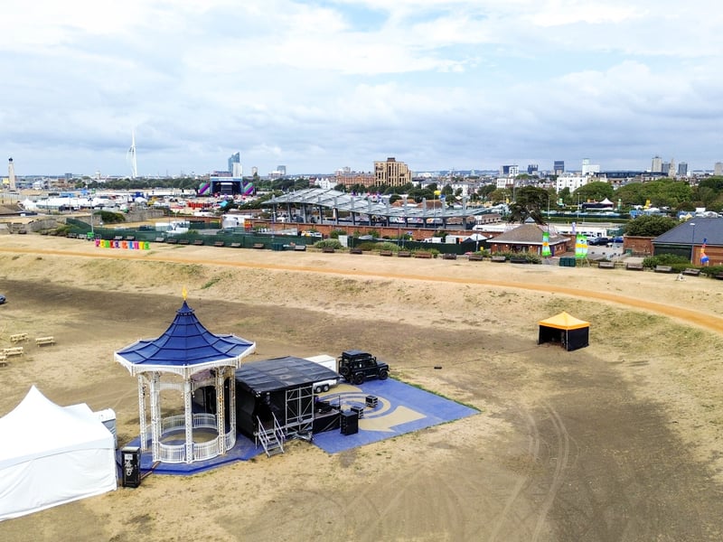 The Bandstand replaces the Seaside Stage

Picture: Habibur Rahman