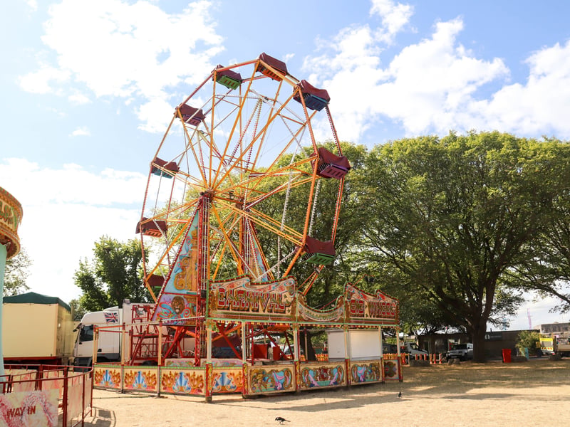 Set up for Victorious Festival, Southsea on Thursday 27th August 2026Pictured: GV of the funfairPicture: Habibur Rahman