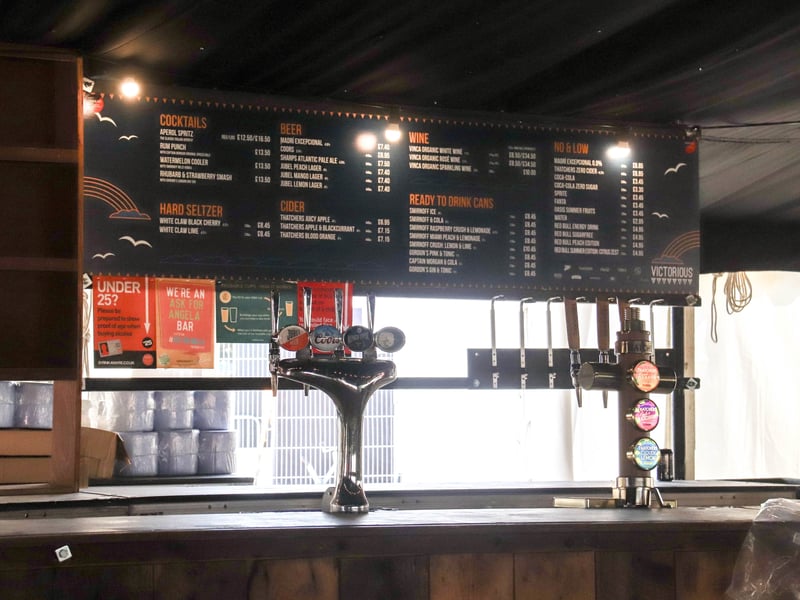 Inside of Little Johnny Russell's where beer will be sold on tap
Picture: Habibur Rahman
