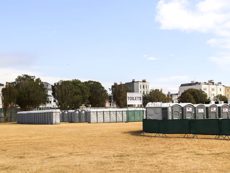 Toilets are in new positions this year

Picture: Habibur Rahman