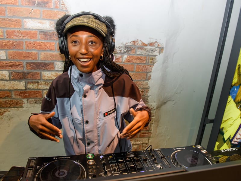CROP Radio were on the decks during the rgand opening
