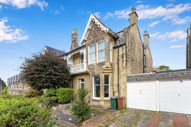 This impressive four-bedroom semi-detached Victorian stone-built family home is situated in desirable Duddingston. A private driveway provides valuable off-street parking and leads to the attached single garage.