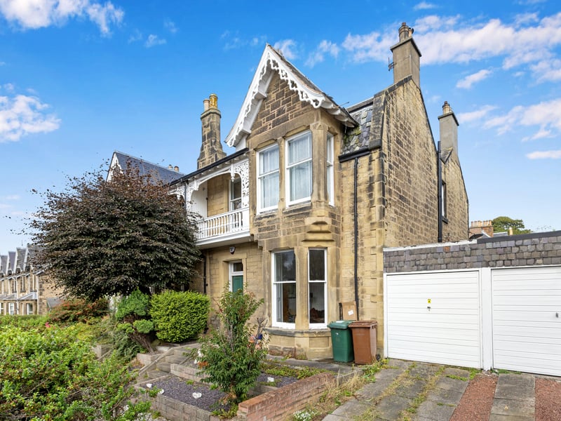 This impressive four-bedroom semi-detached Victorian stone-built family home is situated in desirable Duddingston. A private driveway provides valuable off-street parking and leads to the attached single garage.