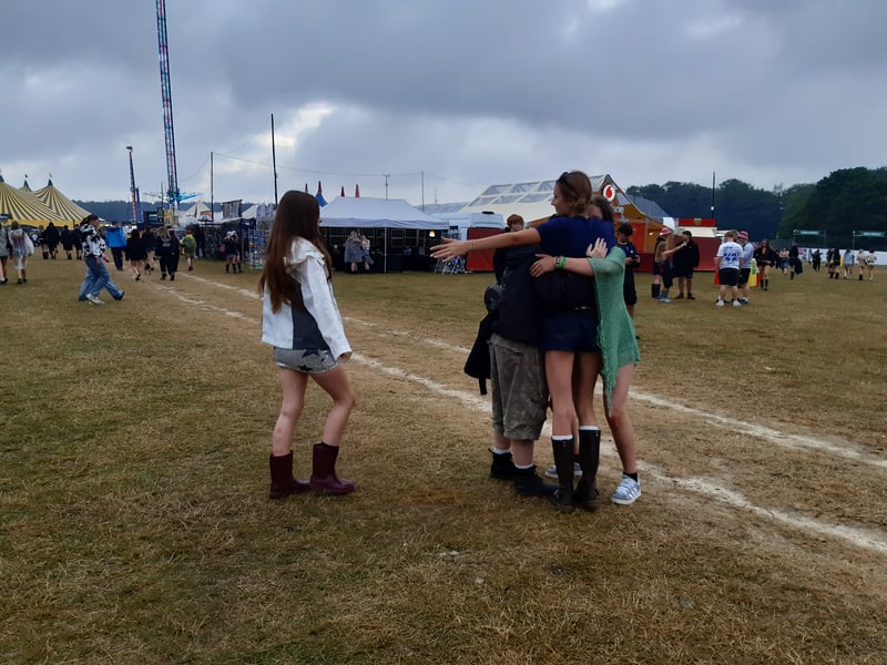 Made it! The weather couldn't keep the music fans away on the first-ever Thursday with live acts