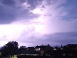 Nicholas Warburton captured skies lit up by lightning