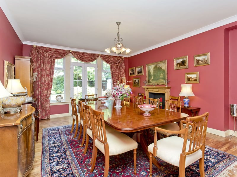 A separate formal dining room with a polished timber floor and there is a mantelpiece and power for an electric fire to be installed is perfectly suited to larger gatherings.