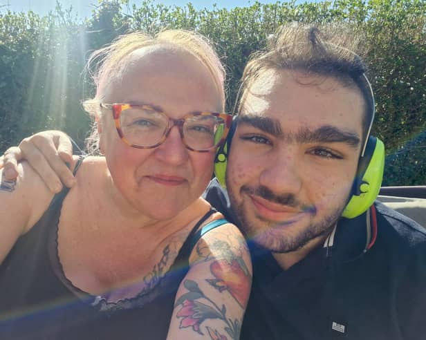 Barbara Vulso and her son Leonardo