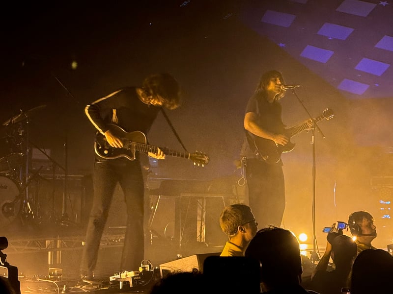 Geese were playing the second of two nights at the Barrowlands, having also played a gig in the venue earlier in the year.