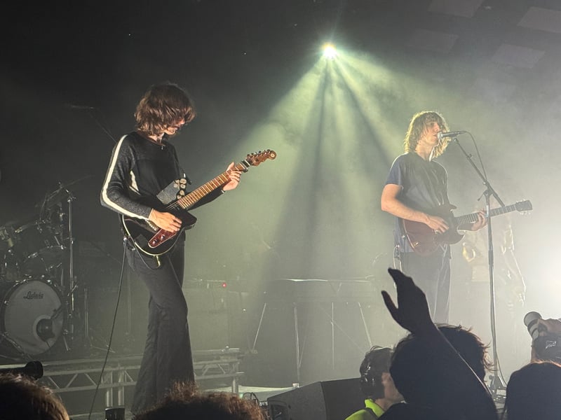 It was one of eight songs they played from their most recent album.