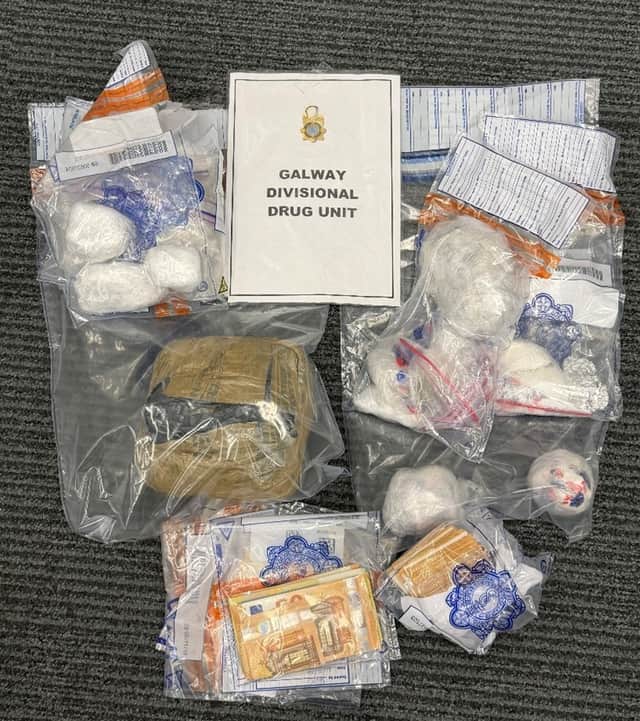 The seizure by gardai
