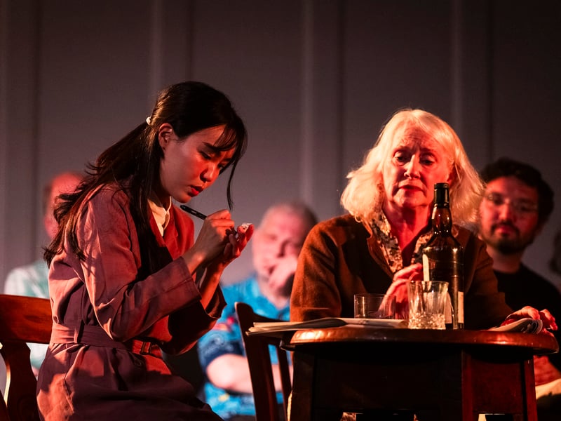 Tether is an international collaborative production which is described as “part ceilidh, part play, and a good night out”, which won a Fringe First award in part for the many moving elements needed to bring the story to life. Critic Joyce McMillan writes: “Co-created by the brilliant young Scottish company Wonder Fools with South Korea’s Theatre SAN, Tether is a true international co-production. Set in three time-periods between 1918 and 1970, it tells the story of young Dae Han, a Christian convert from South Korea who arrives in Glasgow in 1918 to study the Presbyterian faith, only to find the life of the city much more diverse and unruly than he expected. The high technical demands of the story - combining music, surtitles, movement, dialogue and songs - are handled with impressive skill by the whole Tether team; in a show that is full of energy, entertainment value, and real collaborative passion.” 
