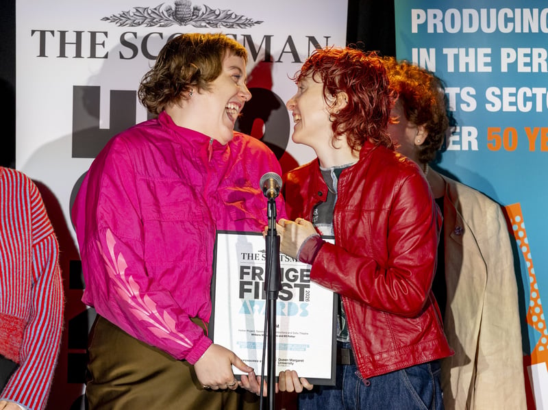 In her review of HAM — inspired by Shakespeare’s Hamlet — Sally Stott wrote about this Fringe First winning play: “To be or not to be vegan – that is the question,” especially when, as well as reducing the number of animals killed, it could also help to save the planet. In this reworking of Shakespeare’s Hamlet, Mary Higgins and Ell Potter debate the issue with an arresting combination of humour and horror. It’s a concept that might fill any meat eaters with fear, but in true Shakespearian style, both sides of the argument are debated with equal flair, at least until the end, with the two likeable performers on their way to being massacred.”