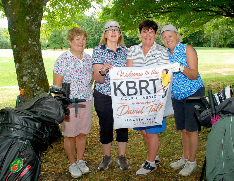Judy Carroll, Noreen Heenan, Mary Fitzgerald and Marcella Cody taking part in the Golf Classic. Photo: PJ Wright