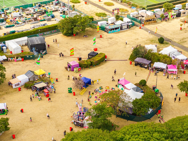 Drone footage of Victorious Festival. 

Picture: Marcin Jedrysiak