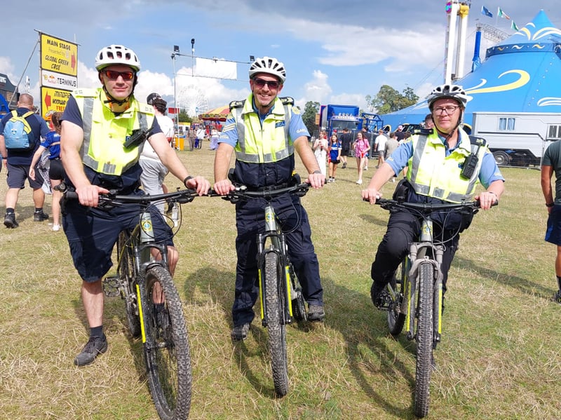Laois Offaly gardaí on the beat in Stradbally.