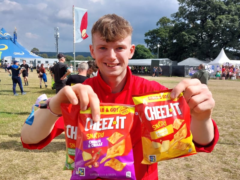 Snack time in Stradbally