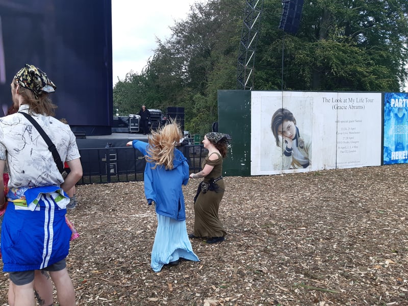 Dancing the afternoon away at Leeds Festival