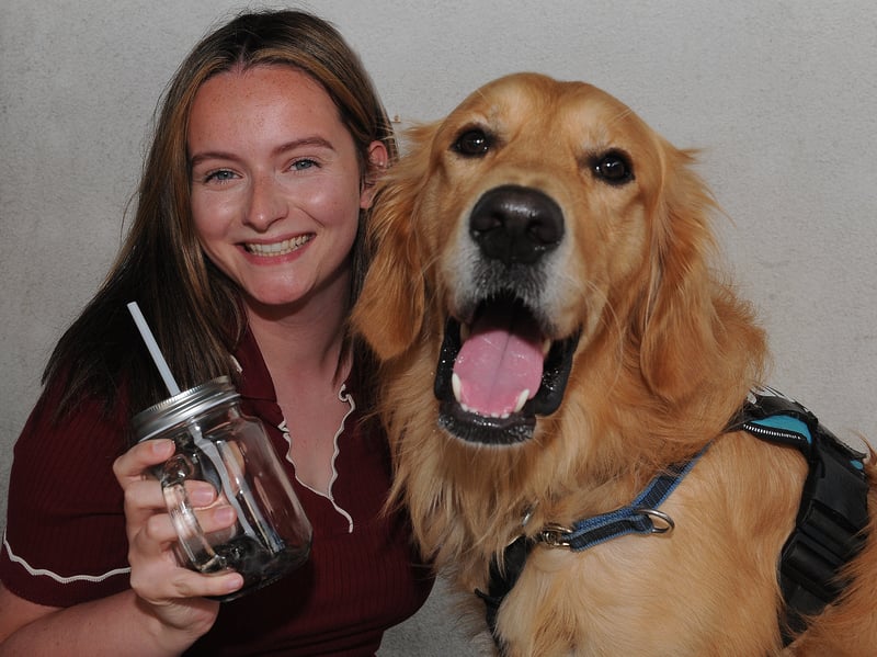 Bruce chilling with his owner Joanne Rossiter
