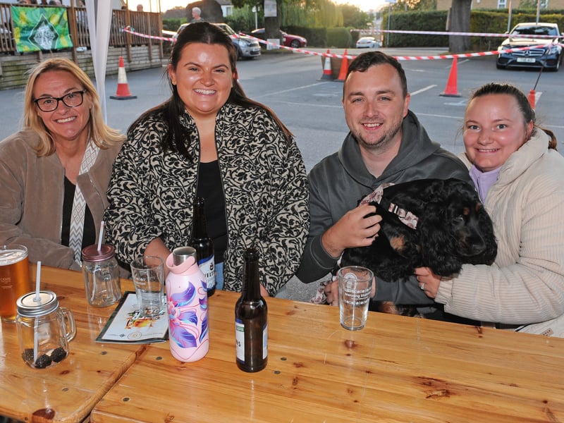 Karen Fox, Katie Dunn, Chris and Hannah Moseley