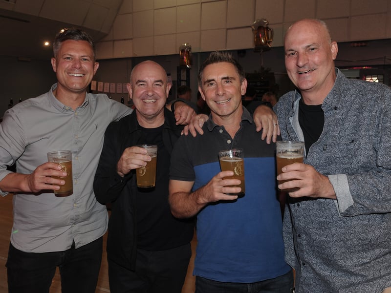 Alex Minett, Dave Keoghan, Tim Loveridge and Graham Greensit
