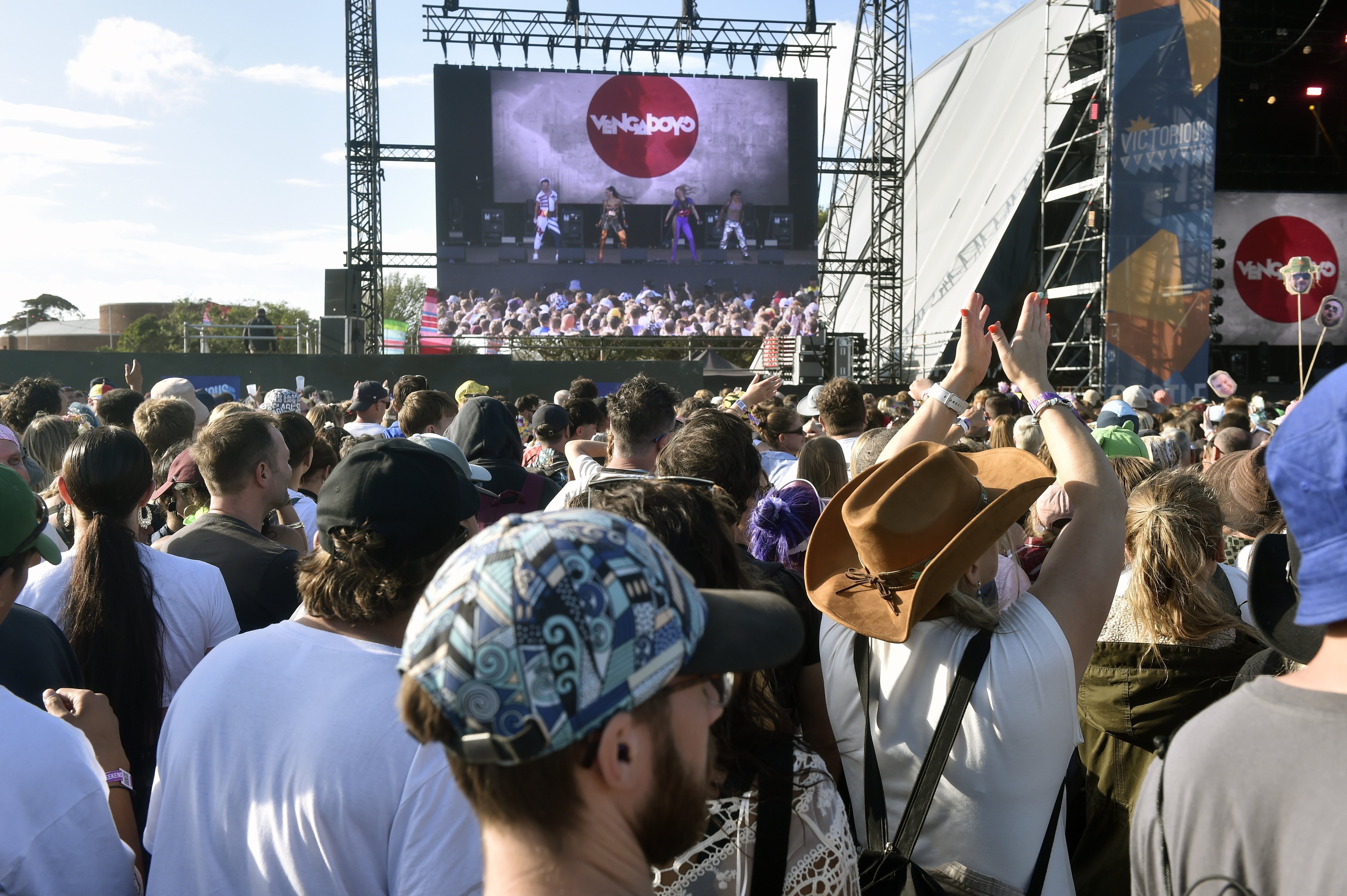 Victorious Festival on Friday, August 28, 2026.Pictured is: Vengaboys on the Castle Stage.Picture: Sarah Standing (280826-5730)