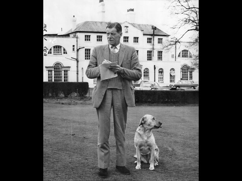 Lord Hill of Coton Hall, near Wem, is pictured on the first tee at Hawkstone Park Golf Club in 1962, with his dog by his side and the Hawkstone Park Hotel in the background. The photograph was shared by John Ruscoe, who said Lord Hill was secretary of the golf club at the time. The hotel, built around 1790, originally provided accommodation for visitors to the famous Hawkstone Park follies when the estate was owned by the Hill family. Can you imagine arriving here for a round of golf more than 60 years ago? Do you remember visiting Hawkstone Park or the hotel?