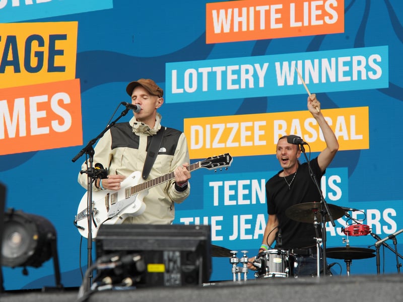 Victorious Festival on Southsea Common on Saturday, August 29, 2026.Pictured is: The Hill Brothers who stepped in for Teen Jesus and the Jean Teasers.Picture: Sarah Standing (290826-8886)