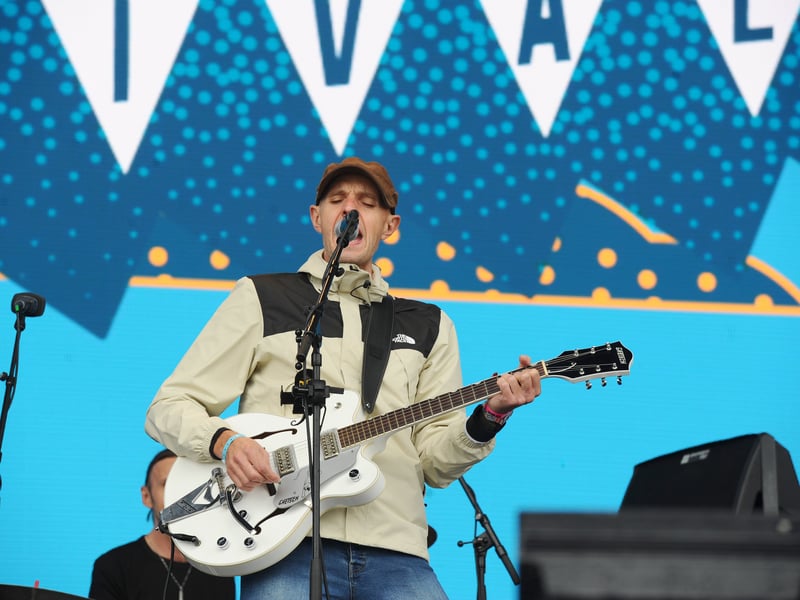 Victorious Festival on Southsea Common on Saturday, August 29, 2026.Pictured is: The Hill Brothers who stepped in for Teen Jesus and the Jean Teasers.Picture: Sarah Standing (290826-8903)