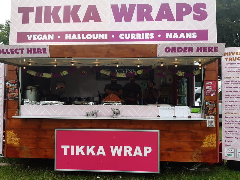 Tikka Wraps is one of the many vendors selling food at Leeds Festival this weekend