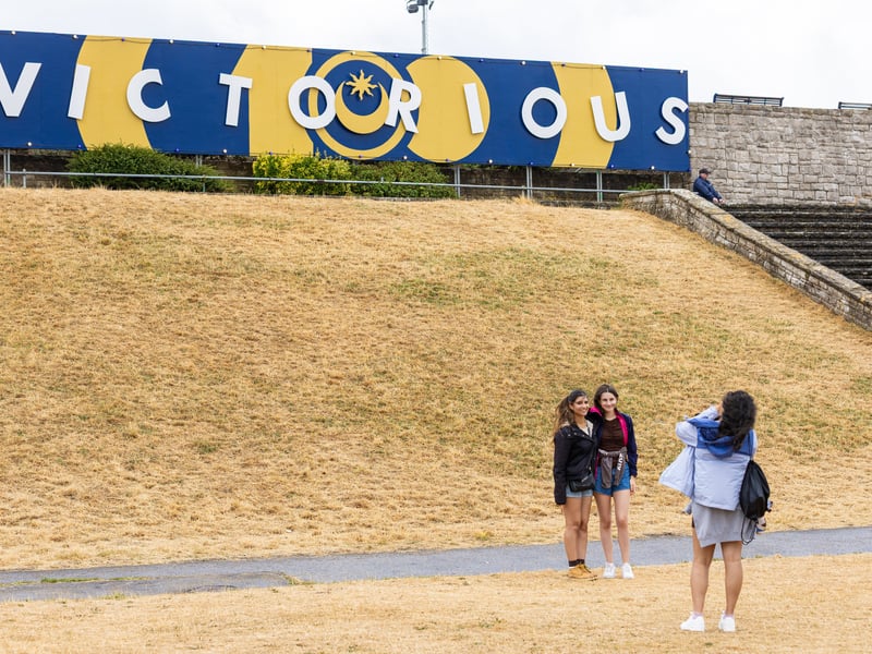 People at Victorious Festival on Saturday, August 29. 
Picture: Marcin Jedrysiak