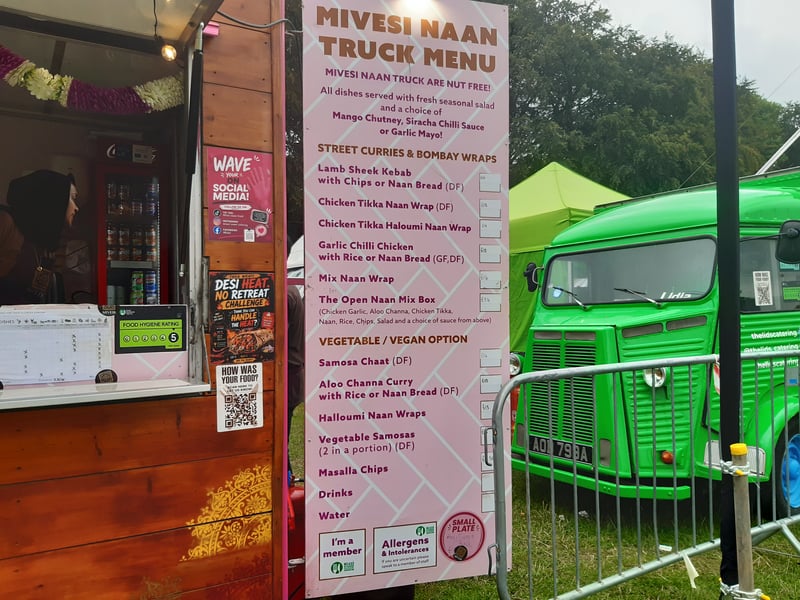 Festivalgoers are not going to go hungry at Leeds this year - that's for sure! 