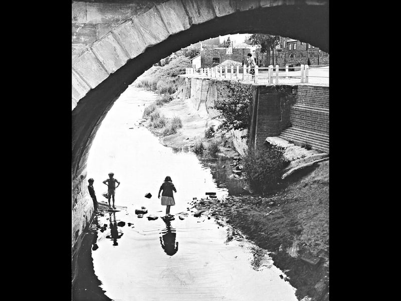 Children paddle in the River Severn beneath the bridge at Bridgnorth on June 22, 1962, making the most of a summer day. With the river providing a natural playground, it's a lovely glimpse of childhood more than 60 years ago. Do you remember paddling in the Severn? Where did you go for a dip or a paddle during the summer holidays?