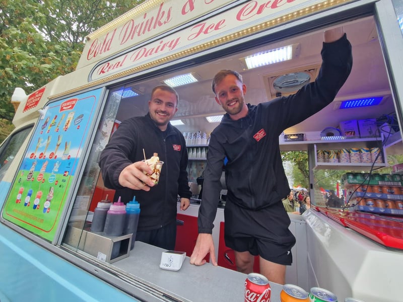 Businesses are thriving at Victorious 

Pictured: Colin Jones and Callum Taffe of Real Dairy

Picture: Habibur Rahman