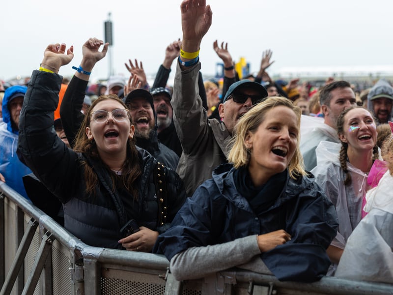Crowds watching Lottery Winners on the Common Stage on Saturday, August 29. 

Picture: Marcin Jedrysiak