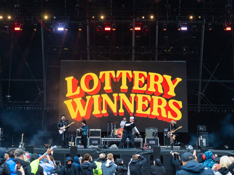 Crowds watching Lottery Winners on the Common Stage on Saturday, August 29. 

Picture: Marcin Jedrysiak