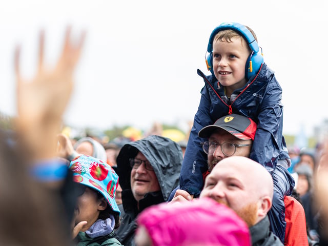 Crowds watching Lottery Winners on the Common Stage on Saturday, August 29. 

Picture: Marcin Jedrysiak